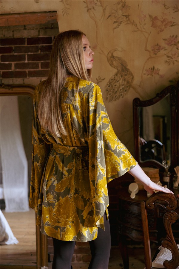 NIDODILEDA VERITY SHIRT MUSTARD/PURO